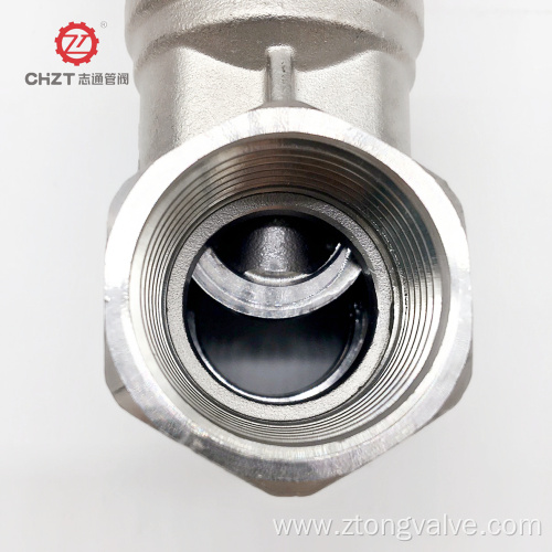 Stainless steel threaded gate valve